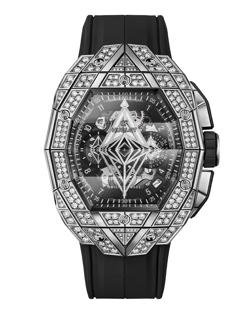 Hublot Spirit of Big Bang Sang Bleu Titanium Pave 42mm | 648.NX